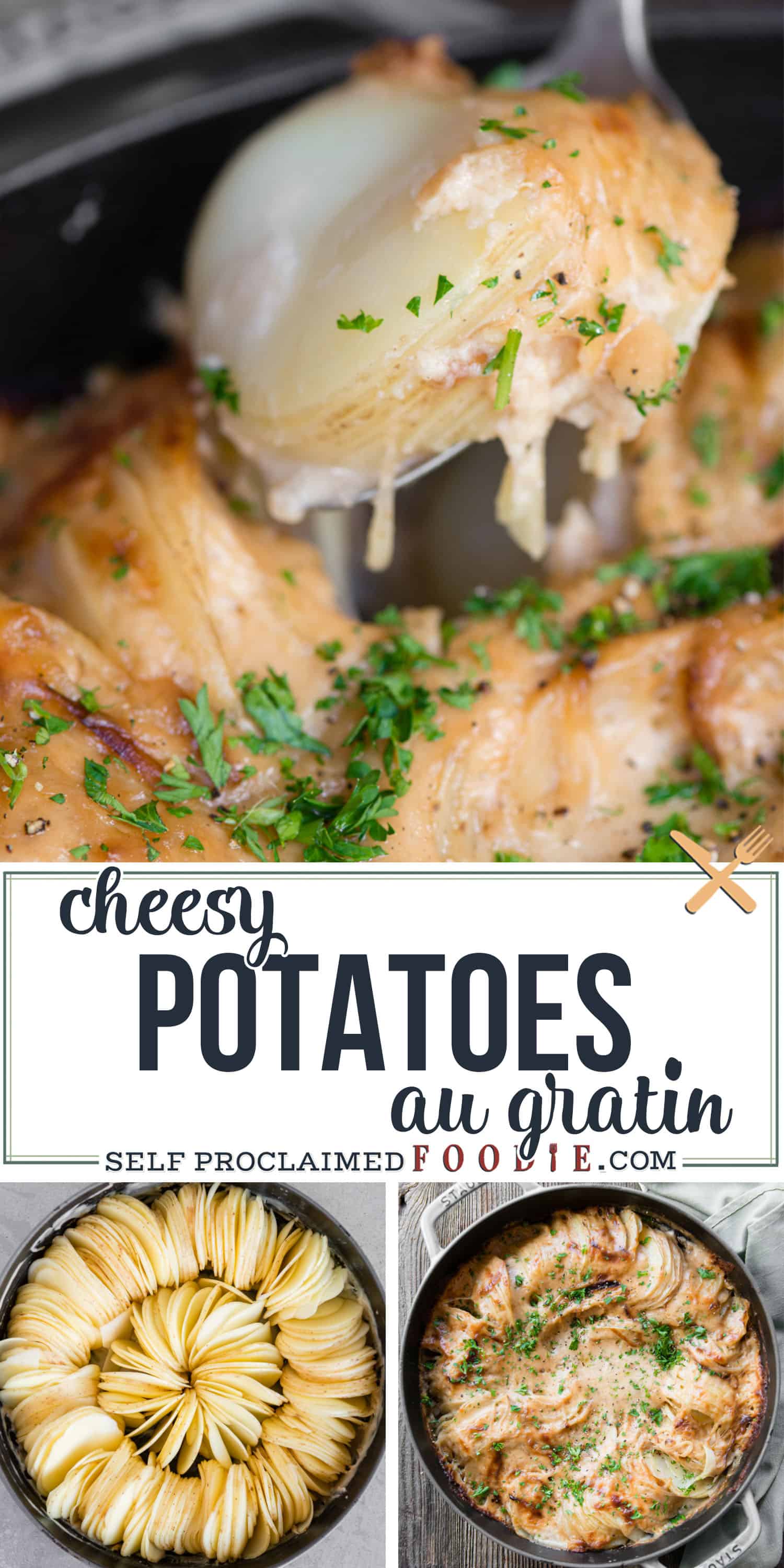 Homemade Potatoes Au Gratin Recipe - Self Proclaimed Foodie