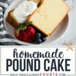 cream cheese pound cake recipe