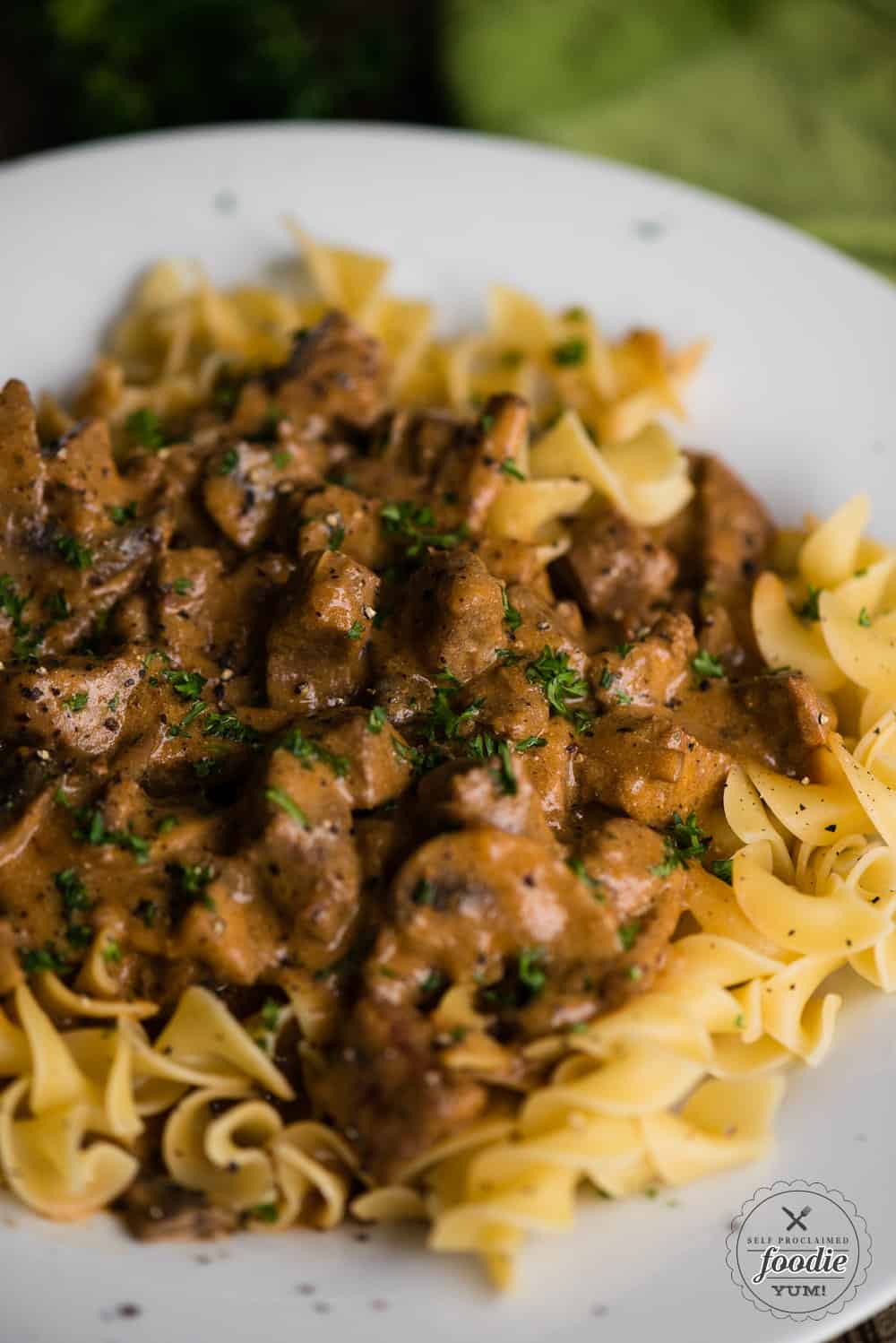 Mushroom beef discount stroganoff instant pot