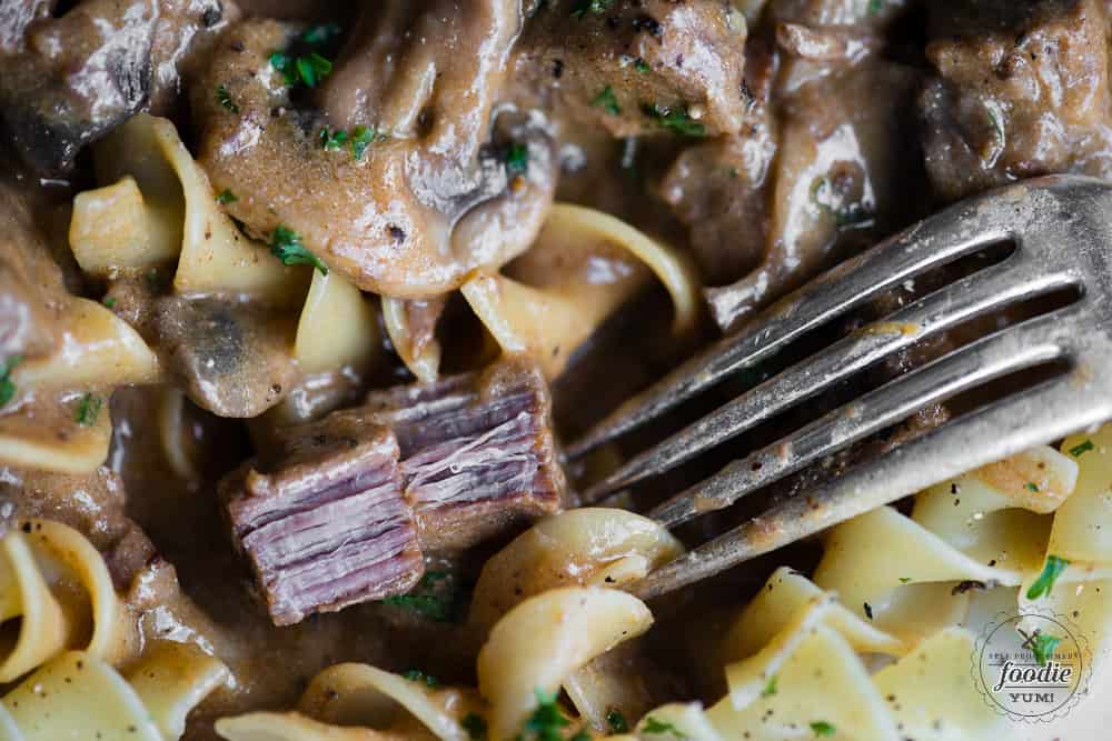 Instant pot beef cheap stroganoff round steak