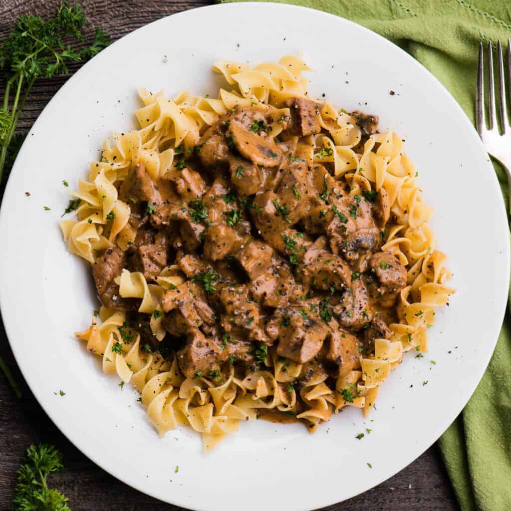 Pressure Cooker (Instant Pot) Beef Stroganoff Self Proclaimed Foodie