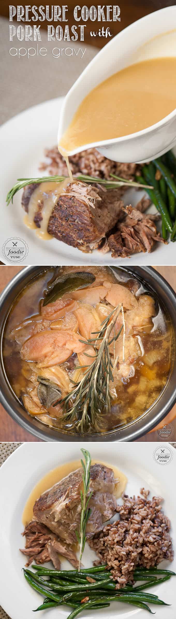 Instant Pot Pork Roast with Apple Gravy Self Proclaimed Foodie