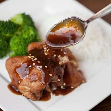 This insanely delicious Pressure Cooker Shoyu Chicken, or Hawaiian Sesame Chicken, is a moist and flavorful dinner that takes only minutes to create.