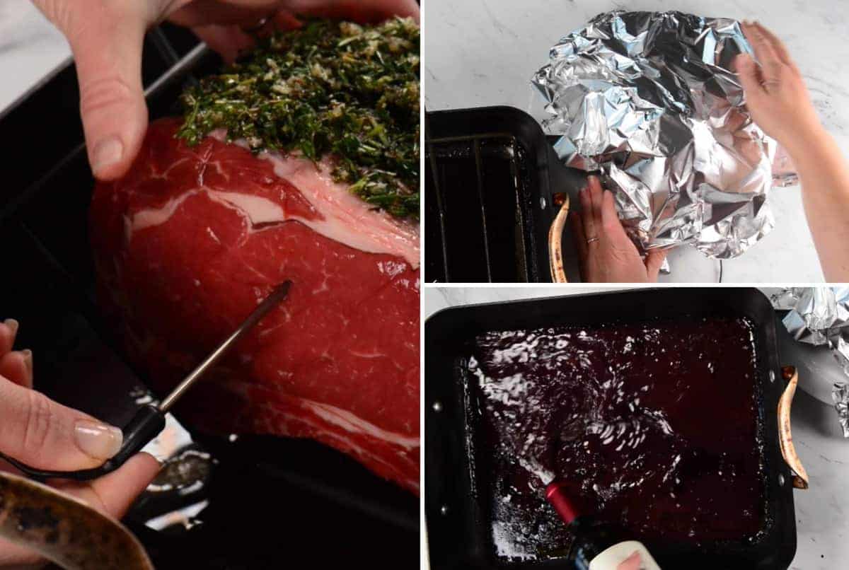 process steps to make a prime rib roast