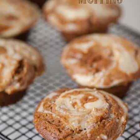 Muffin or cupcake? Its hard to tell with these incredibly moist, super tasty, and slightly naughty Pumpkin Cheesecake Muffins. You will love them!