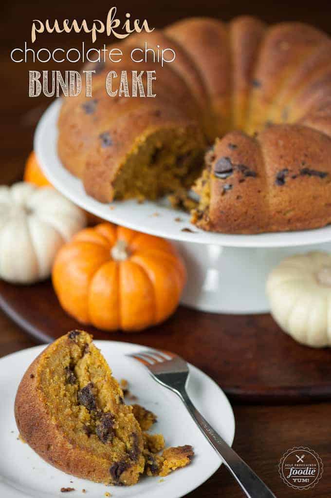 pumpkin chocolate chip bundt cake