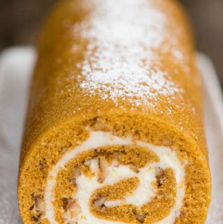 entire Pumpkin Roll where you can see the end