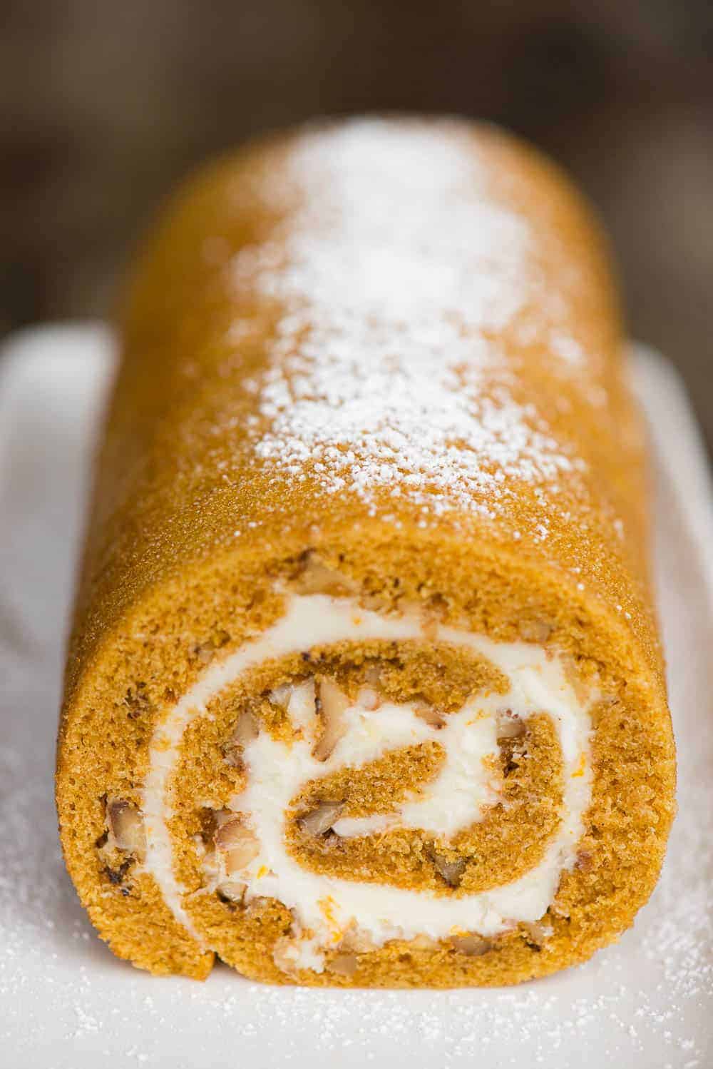 entire Pumpkin Roll where you can see the end