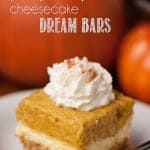 These Pumpkin Spice Cheesecake Dream Bars have a Pumpkin Spice Mini Wheat crust, a cheesecake middle, and a pumpkin top layer & make the ultimate fall treat.