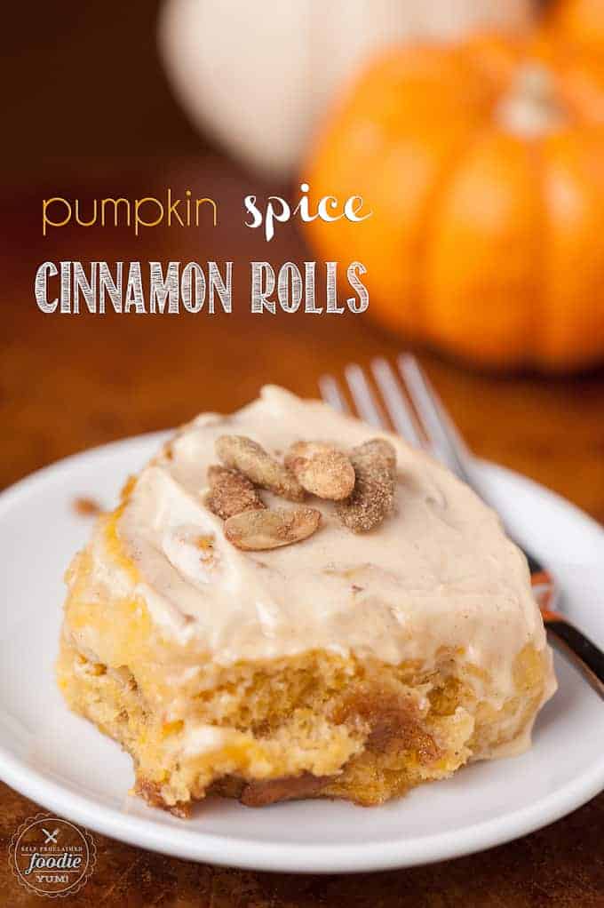 Pumpkin Spice Cinnamon Rolls | Hey Good Lookin' Whatcha Got Cookin? | Homemade Cinnamon Rolls Recipes