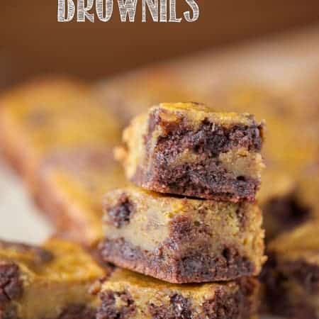 Pumpkin Swirl Brownies, homemade from scratch with chocolate chips, are moist, incredibly delicious, and possibly the best fall dessert I've ever had!
