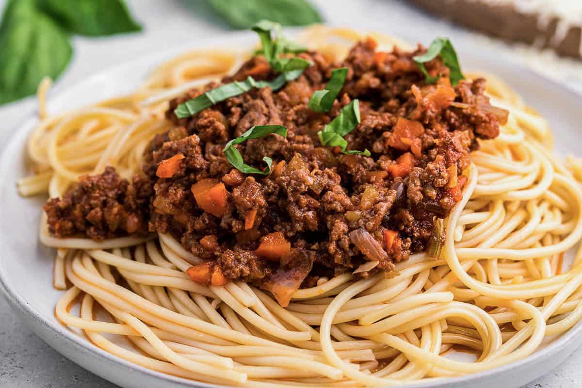 Authentic Homemade Ground Beef Ragu Sauce - Slow Cooked