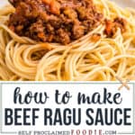 beef ragu sauce recipe