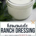 how to make homemade buttermilk ranch dressing recipe