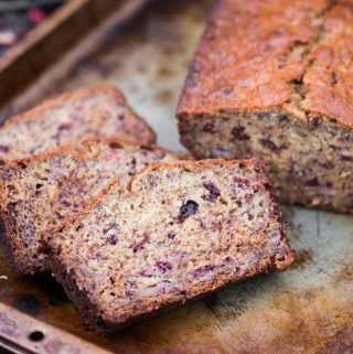 Raspberry Banana Bread uses a traditional, moist, easy banana bread recipe and incorporates freeze dried raspberries. Perfect for breakfast or as a snack on the go, Raspberry Banana Bread is a new way to enjoy this traditional favorite recipe!