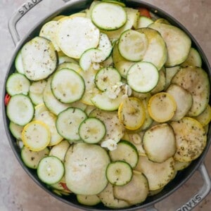 zucchini and summer squash for Ratatouille