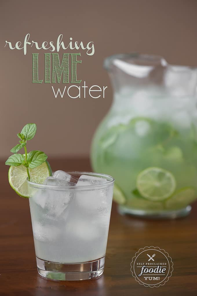 10 Kid Friendly Drink Recipes - Refreshing Lime Water.