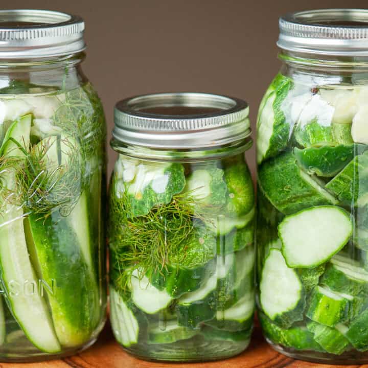 Easy Refrigerator Dill Pickles - Self Proclaimed Foodie