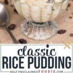 classic rice pudding recipe
