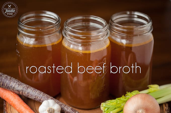 Homemade Roasted Beef Broth Recipe Self Proclaimed Foodie 8036