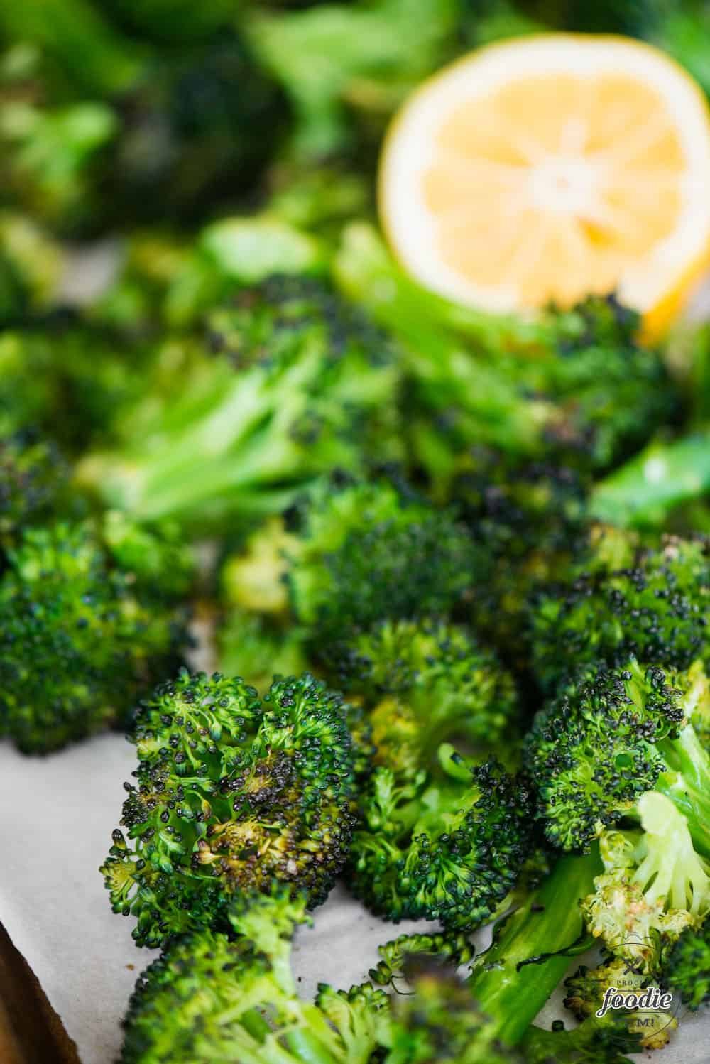 Roasted Broccoli with lemon recipe