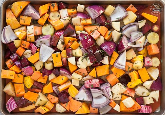 A close up of many different vegetables