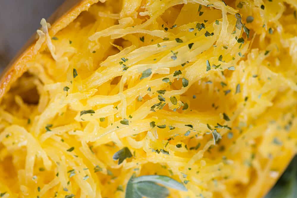 tender roasted Spaghetti Squash