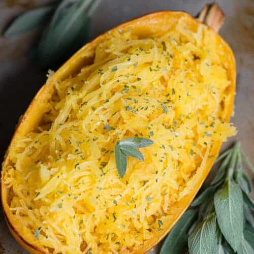 Roasted Spaghetti Squash - Self Proclaimed Foodie