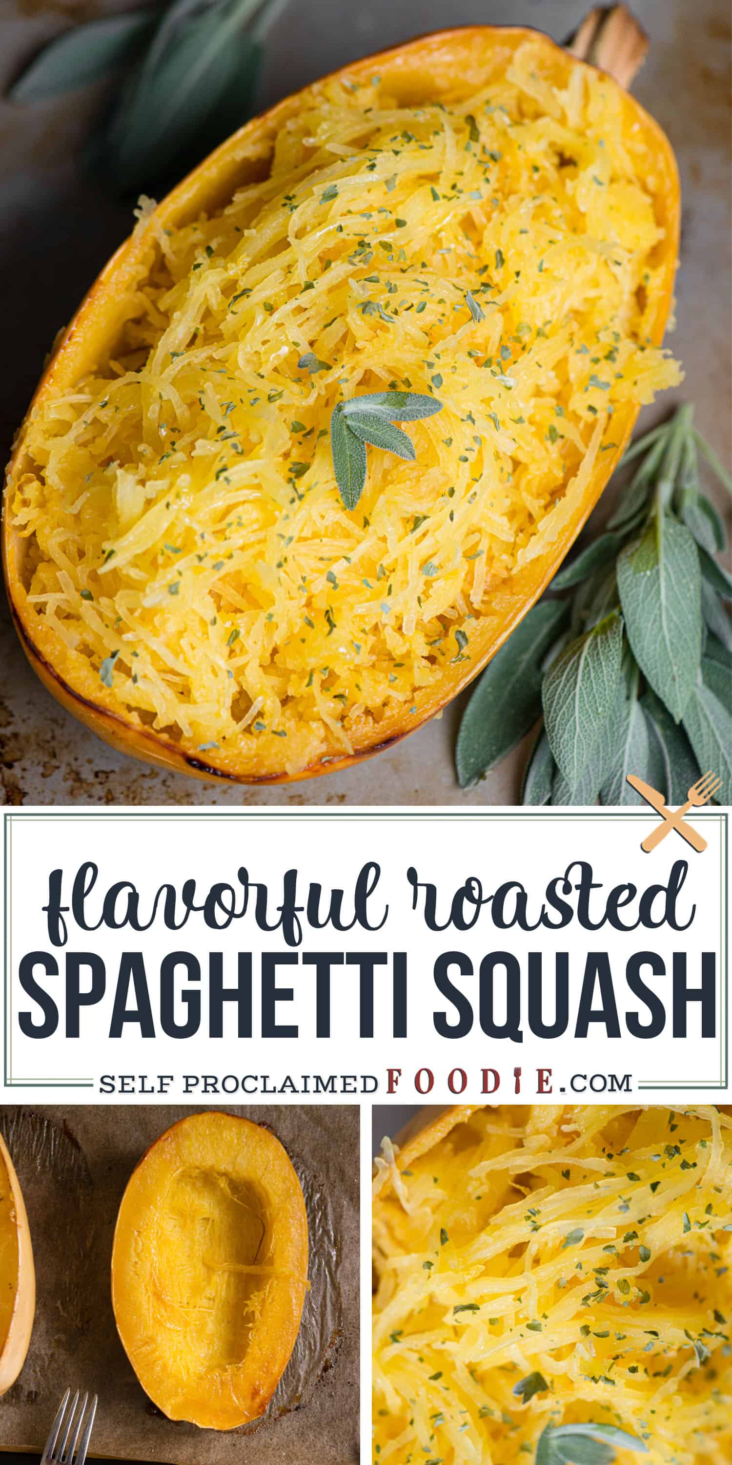 Roasted Spaghetti Squash - Self Proclaimed Foodie