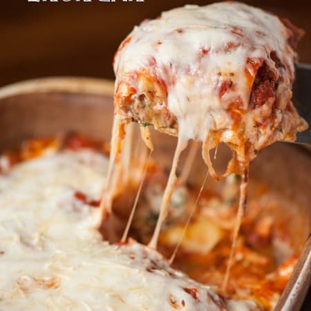 If you're looking for a vegetarian option, this Roasted Vegetable Lasagna with eggplant and zucchini makes an incredibly rich and delicious dinner.