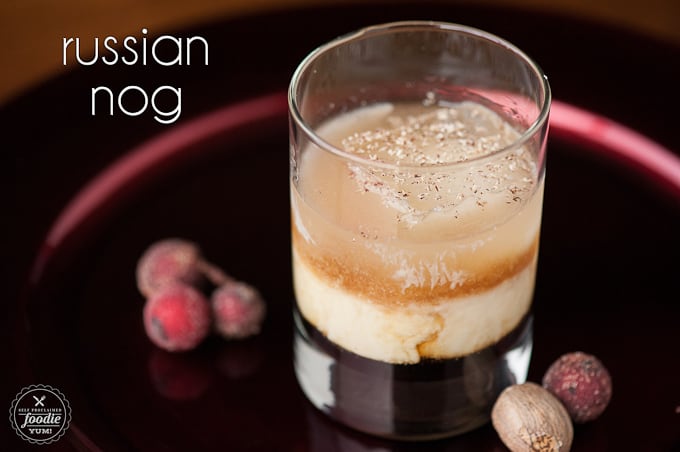 Brandy Eggnog White Russian - Modern Farmhouse Eats