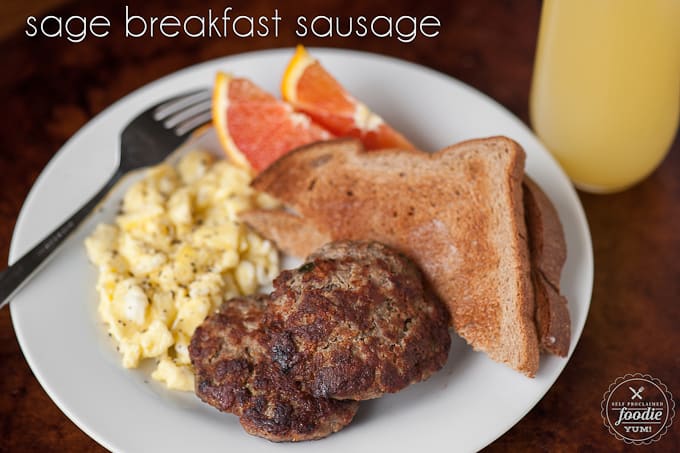 AMAZING Homemade Breakfast Sausage • FIVEheartHOME
