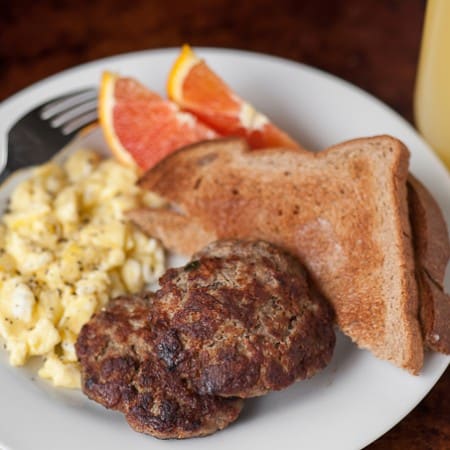 It's easy to make your own Sage Breakfast Sausage, and it just tastes better knowing you added all the spices yourself without any nasty preservatives.