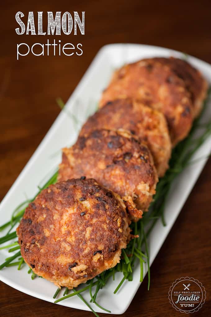 Salmon Patties, made from wild caught canned salmon, are an easy to make dinner time favorite in our house and are the best salmon cake recipe ever!