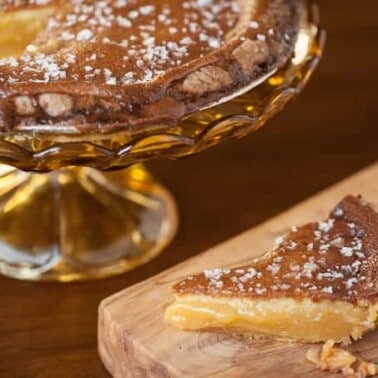 You've never tasted anything like this Salt & Honey Pie. It is the most rich, decadent, and downright delicious dessert that is perfect for the holidays.