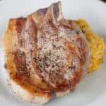 bone in pan seared pork chop