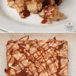 This super moist and delicious Salted Caramel Fresh Apple Cake is loaded with fresh apple chunks and combines the perfect amount of sweet and spice.