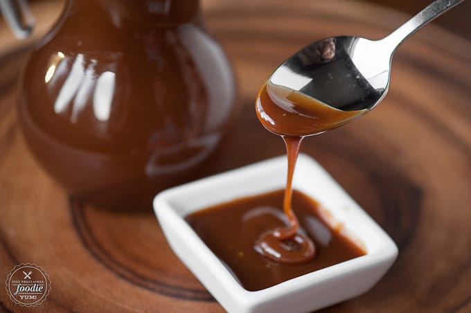 This Salted Caramel Sauce with rich, decadent, and complex flavors is the best caramel sauce I have ever eaten, perfectly complimented by the flaked salt. 