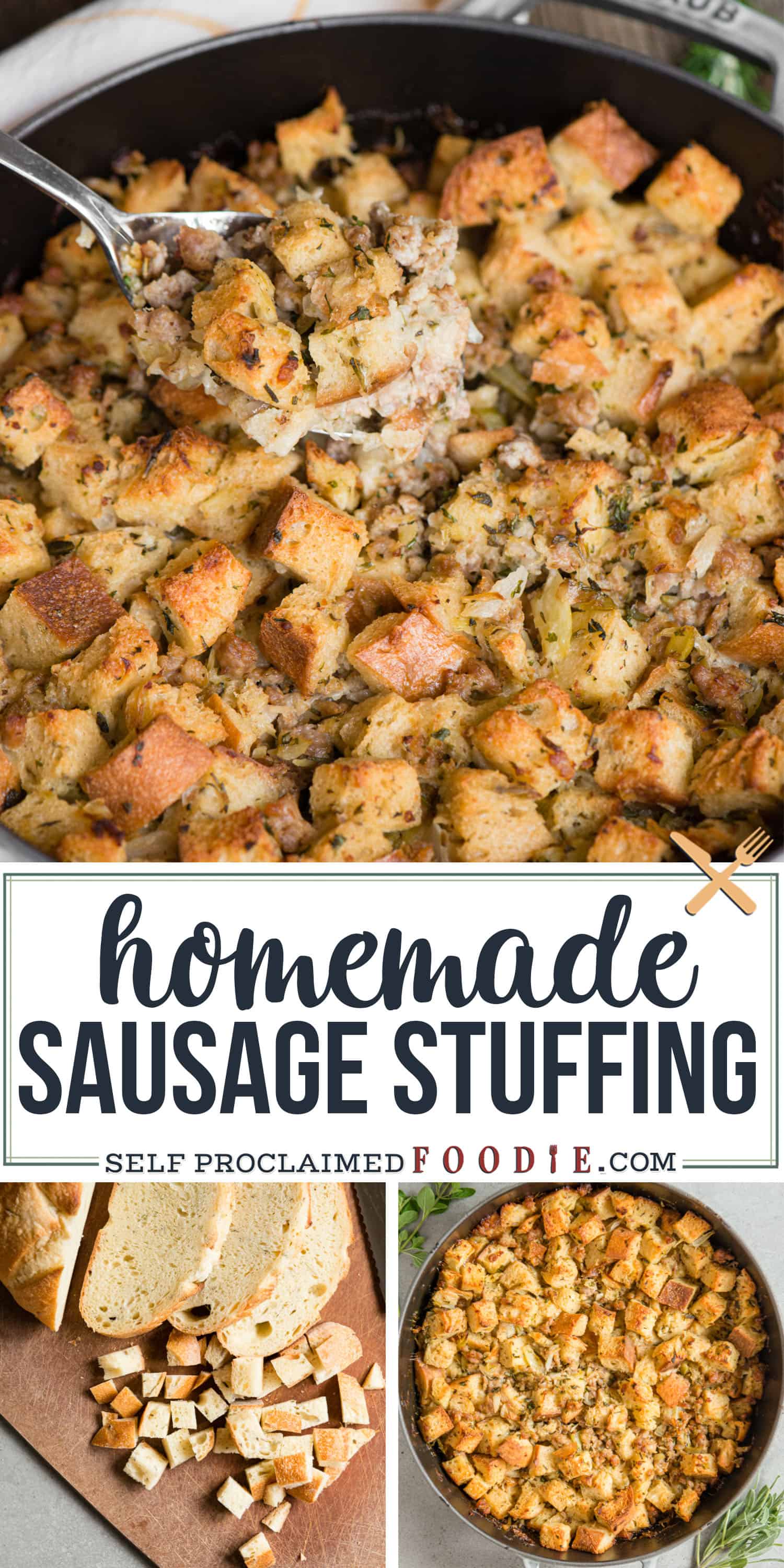 Homemade Sausage Stuffing {thanksgiving Dressing Recipe}