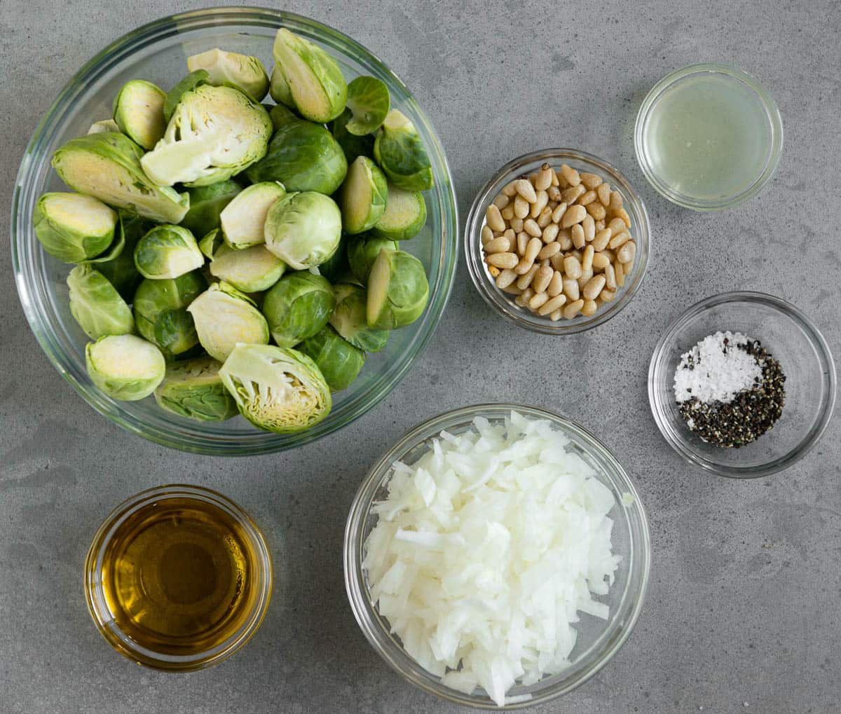 ingredients to make Sautéed Brussels Sprouts