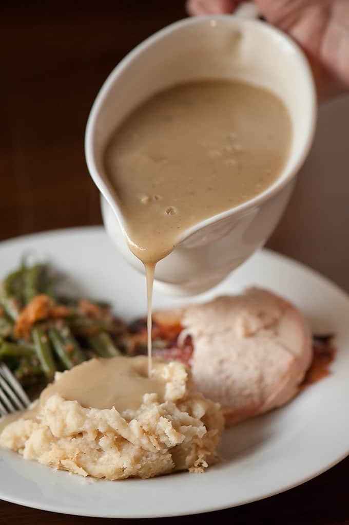 {The BEST} Savory Herb Turkey Gravy Recipe - Self Proclaimed Foodie