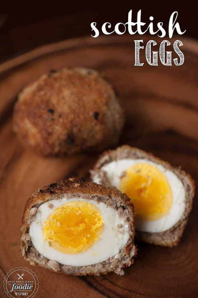 scotch egg cut in half 