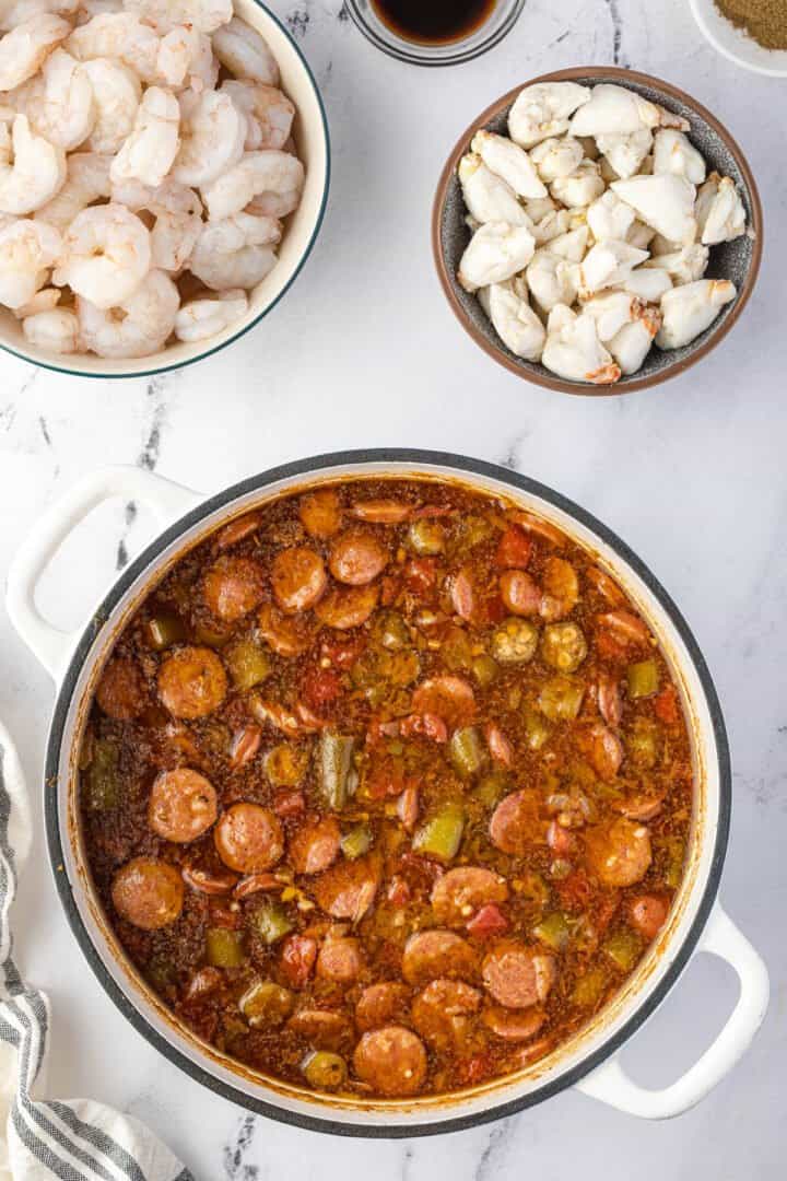 Cajun inspired Seafood Gumbo Recipe | Self Proclaimed Foodie