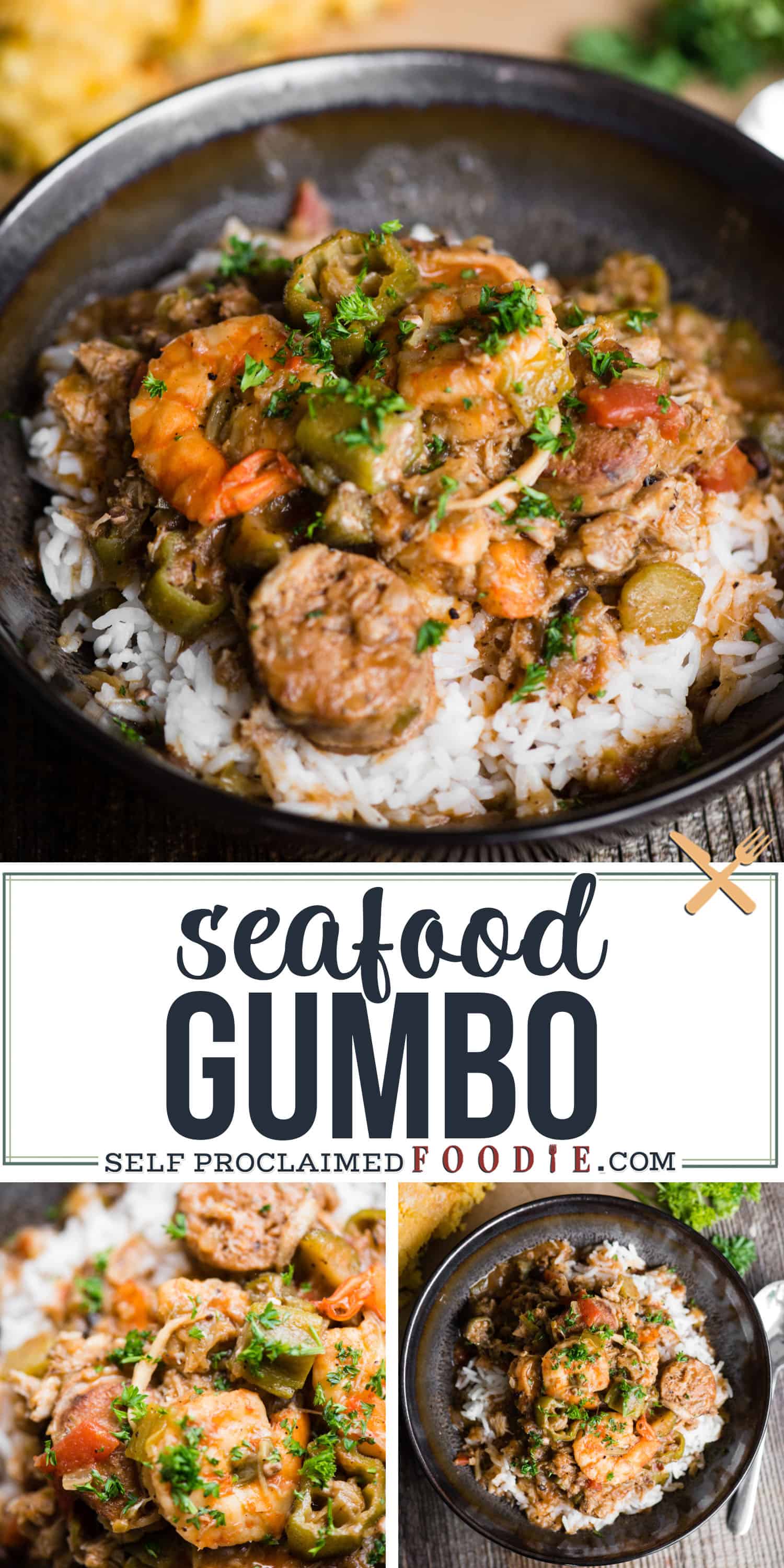 Cajun inspired Seafood Gumbo Recipe Self Proclaimed Foodie
