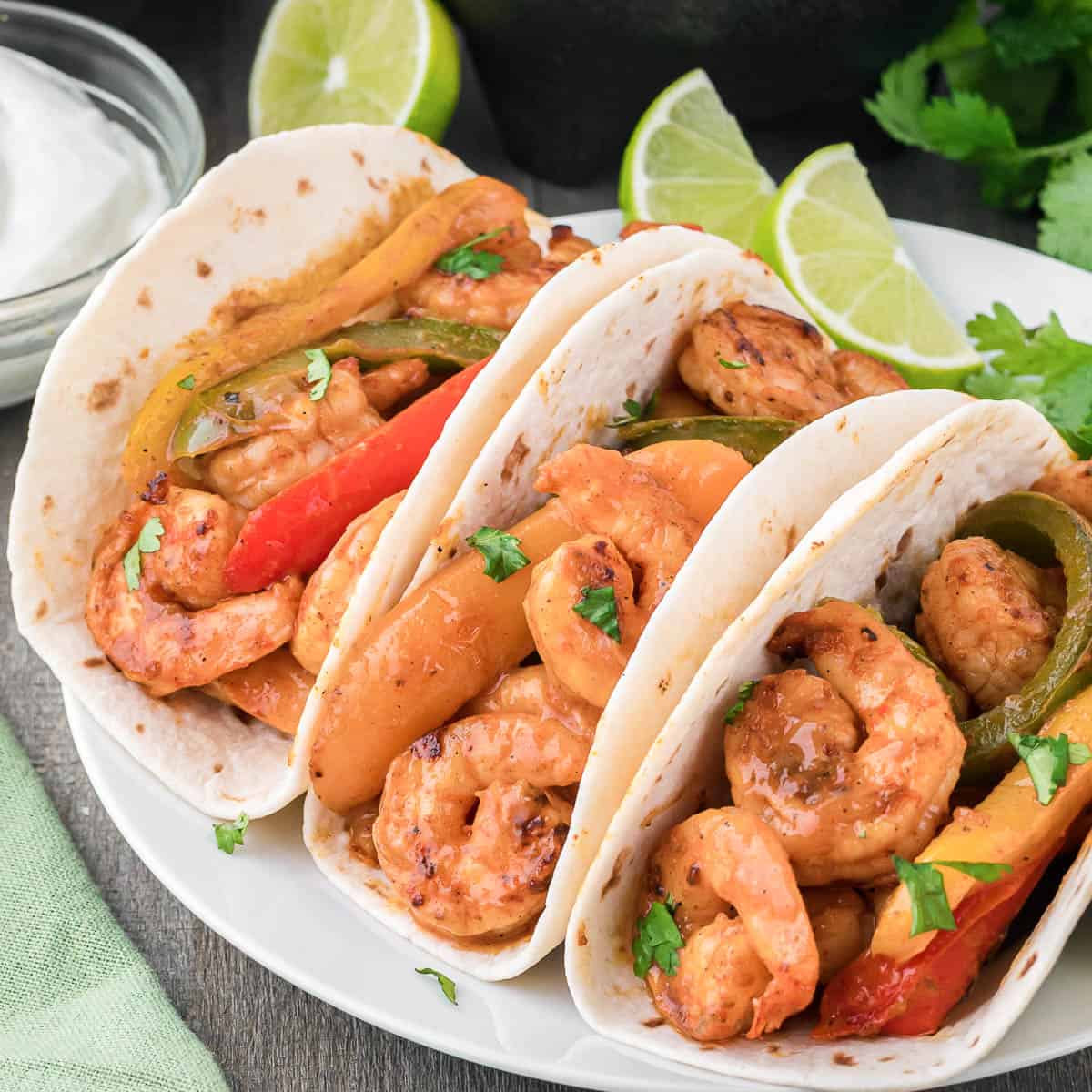 Quick and Easy Sizzlin' Hot Skillet Shrimp Fajitas