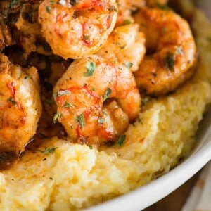 Shrimp and shrimp Grits