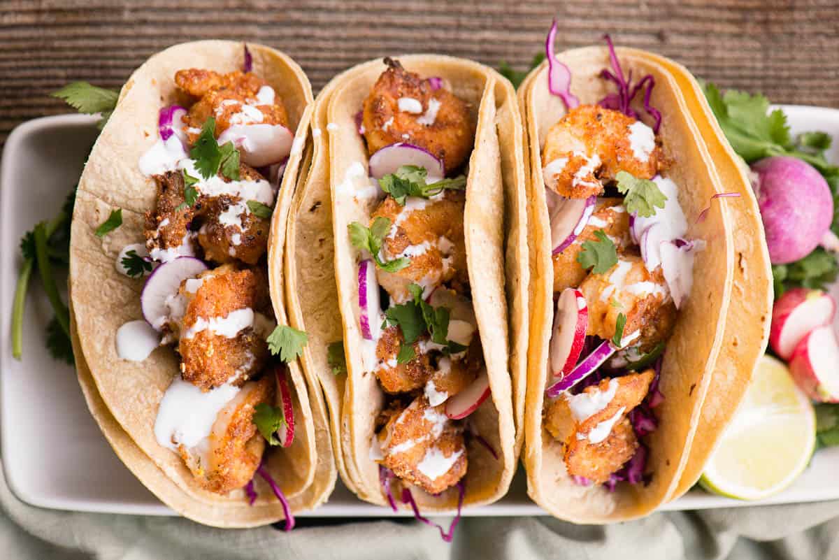 The Best Crispy Shrimp Tacos Self Proclaimed Foodie