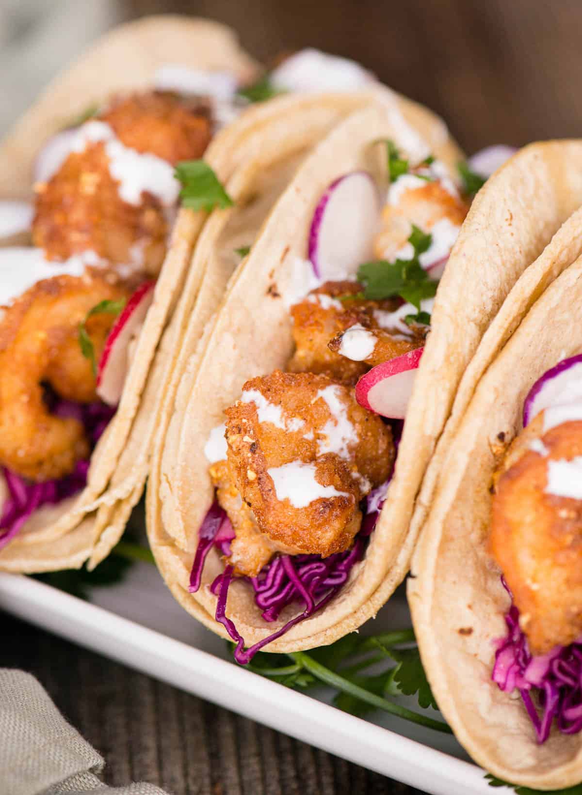 Shrimp Tacos - Self Proclaimed Foodie