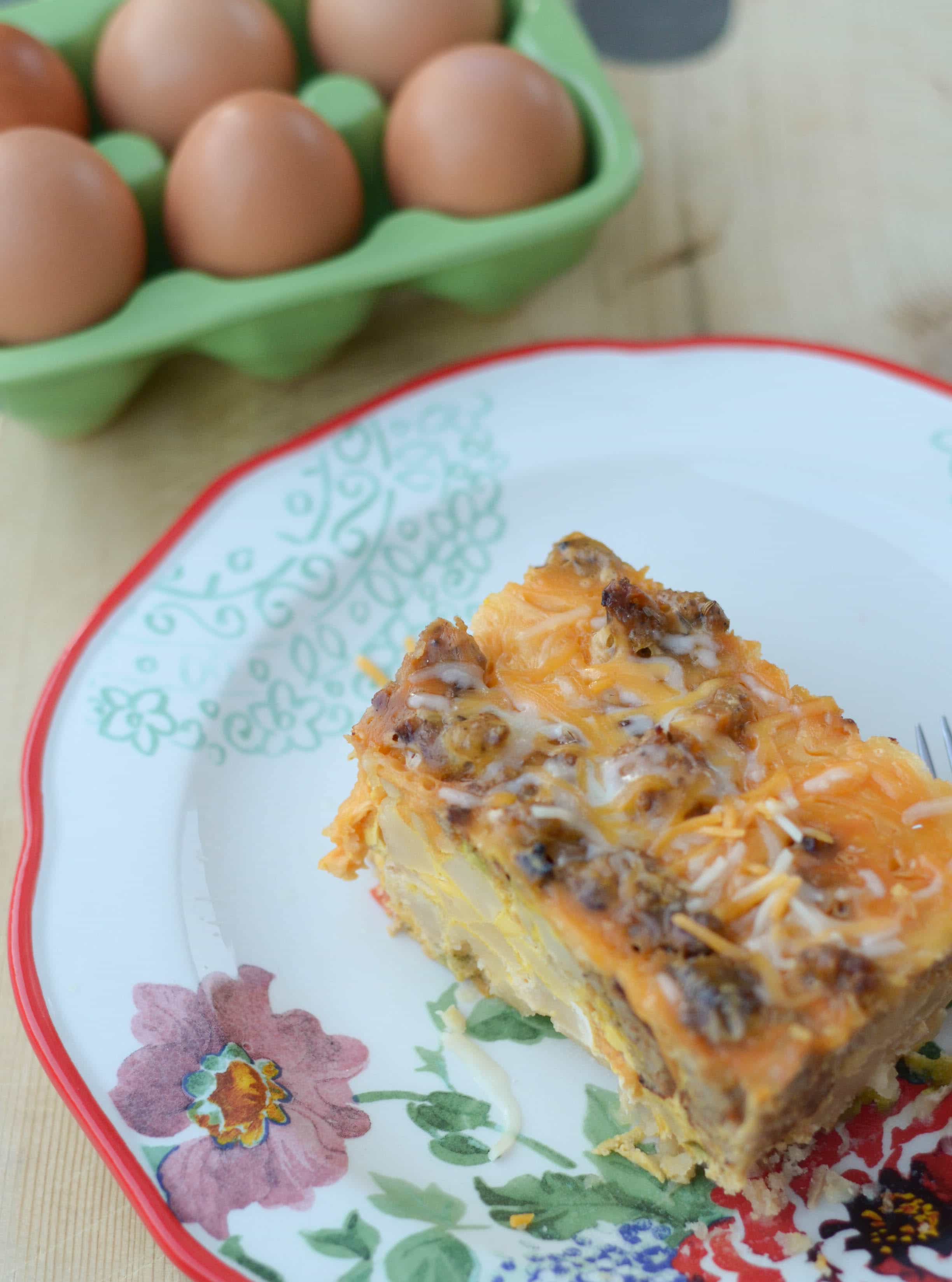 Slow Cooker Overnight Breakfast Casserole