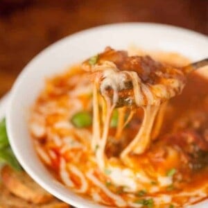 slow cooker lasagna soup